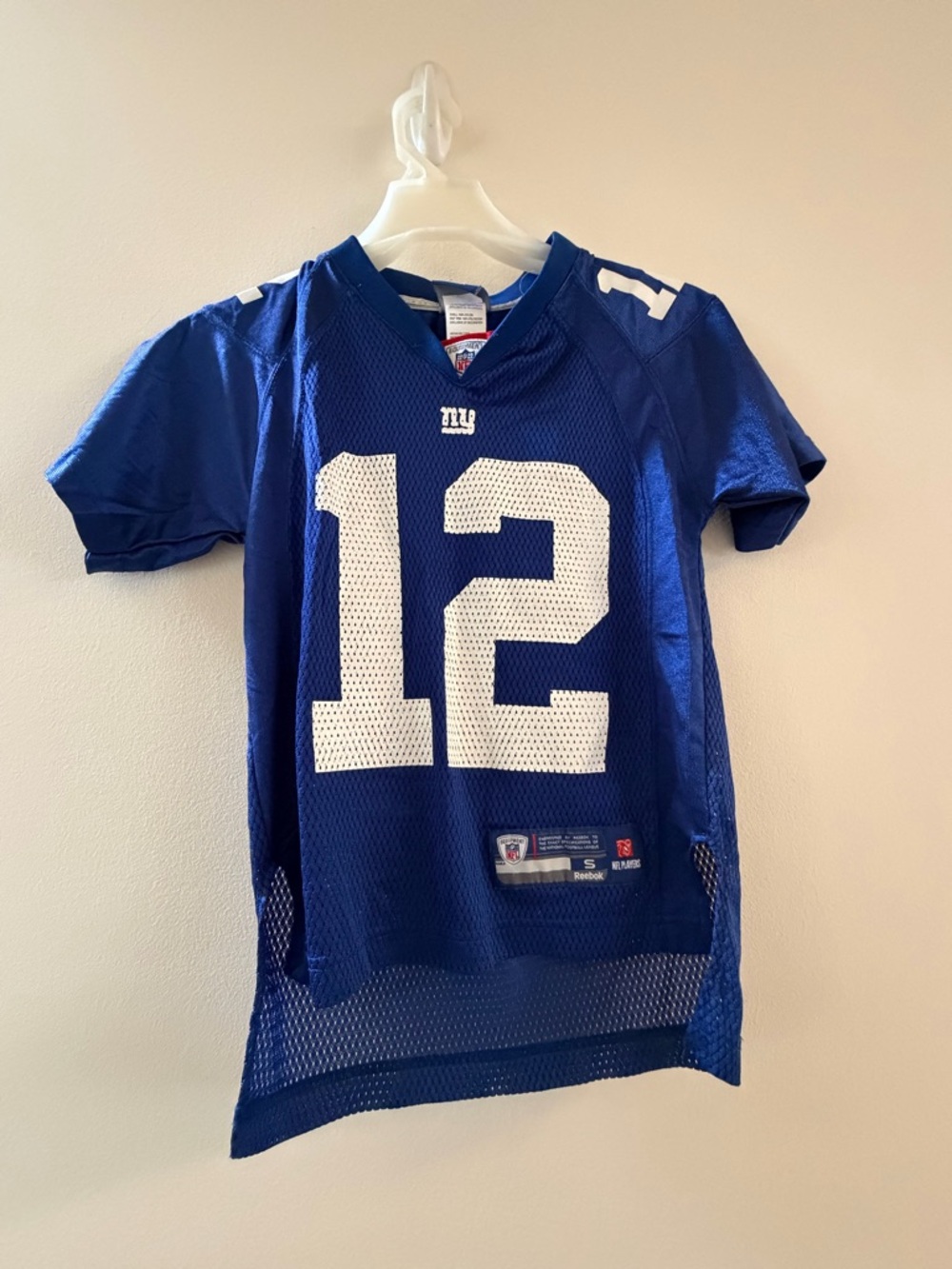 Reebok NY Giants NFL Players Jersey Label